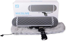 画像をギャラリービューアに読み込む, Digitalfoto Micolive Blimp マイクウインドシールドブリムウインドスクリーンスタイル保護ケージおよびライコートショックマウントサスペンションシステムロードNTG1 NTG2 NTG3 NTG4 AT875RラインMKE 600シリーズショットガンマイクなどと互換性あり