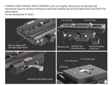 画像をギャラリービューアに読み込む, THANOS-PROII ADVANCED ジンバルサポートベスト&アーム 5kg~12kgまでの各種ジンバルに対応