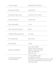 画像をギャラリービューアに読み込む, THANOS-PROII ADVANCED ジンバルサポートベスト&アーム 5kg~12kgまでの各種ジンバルに対応