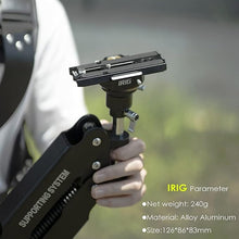 画像をギャラリービューアに読み込む, Digitalfoto Thanosスタビライザーアームアダプター、DJI Ronin 4D / RS2 / RSC2、Crane3Sなどと互換性のあるクイックリリースプレート付きステディカムジンバルベスト回転可能ボールヘッド接続12/13/16mmチューブベスト(IRIG)