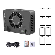 画像をギャラリービューアに読み込む, Digitalfoto ICEMAN SE 冷却ファン 半導体 カメラ冷却システム 12-30℃ 自動恒温装置 カメラファン 小型 軽量 静音ファン 8個のカメラフレーム Type-c充電式 カメラ用冷却ファン 2M電源コード付き (ICEMAN SE)