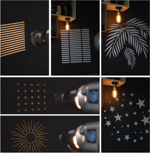 画像をギャラリービューアに読み込む, Digitalfoto Bowens マウント光学スヌート、4カラーフィルター、25ゴボ、フィルターフレーム、レンズと投影体 モノライト写真撮影用LEDライトとストロボライト写真機器用(100SLENS-SE)