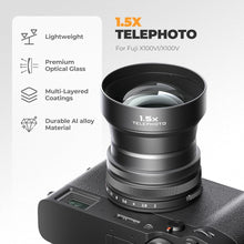 画像をギャラリービューアに読み込む, Freewell X100シリーズ用 1.5倍望遠レンズ Fuji X100VI X100V対応
