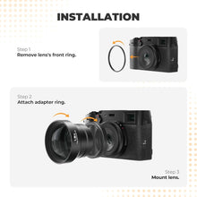 画像をギャラリービューアに読み込む, Freewell X100シリーズ用 1.5倍望遠レンズ Fuji X100VI X100V対応
