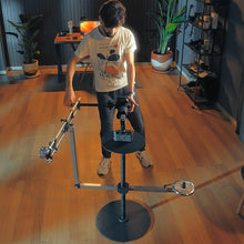 画像をギャラリービューアに読み込む, DF DIGITALFOTO 360EVO回転台 360°ターンテーブル 耐荷重8kg 撮影用 フィギュア プラモデル展示 回転式ディスプレイスタンド 時計回り/反時計回り 安定性 低騒音 省電力 角度調整可能 バレットタイム用 (V360EVO)
