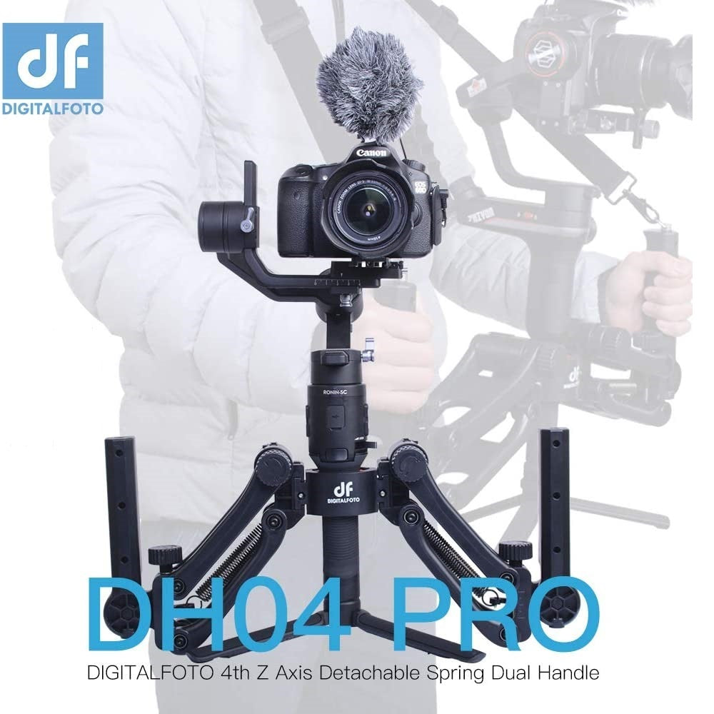 Digitalfoto DH04 Pro 電動スタビ撮影の縦揺れを抑制するデュアルハンドグリップ DJI /ZHIYUN / Feiyu T –  カメラスタビライザー.com